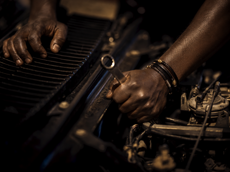 MJD Auto Body Shop logo